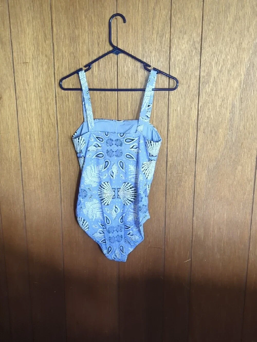 Blue Floral One-Piece Swimsuit
